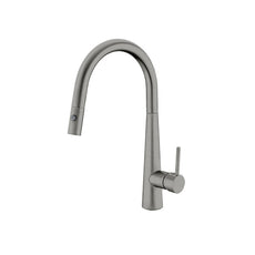Nero Dolce Pull Out Sink Mixer with Vegie Spray Gun Metal Grey | The Blue Space