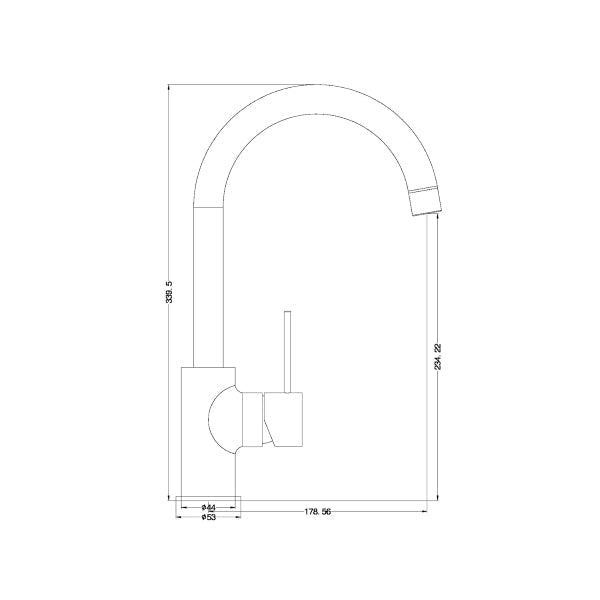 Nero Mecca Kitchen Mixer Matte White