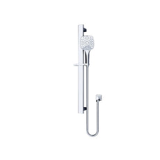 Nero Rain Square 3 Function Rail Shower Chrome | The Blue Space