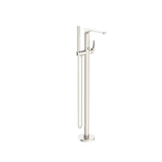 Nero Bianca Freestanding Bath Mixer Brushed Nickel | The Blue Space