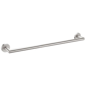 Nero Dolce Single Towel Rail 700mm - Brushed Nickel