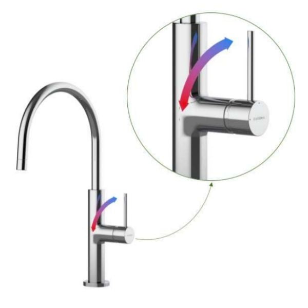 Caroma Liano II Sink Mixer - Brushed Nickel