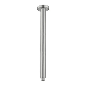 Nero Round Ceiling Arm 300mm Brushed Nickel