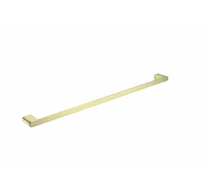 Nero Bianca Single Towel Rail 800mm Brushed Gold
