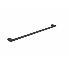 Nero Bianca Single Towel Rail 800mm Matte Black | The Blue Space