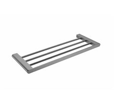 Nero Bianca Towel Rack Gun Metal Grey | The Blue Space