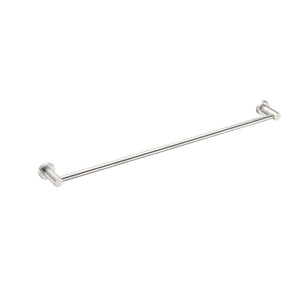 Nero Mecca Single Towel Rail 600mm Brushed Nickel