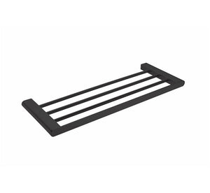 Nero Bianca Towel Rack Matte Black
