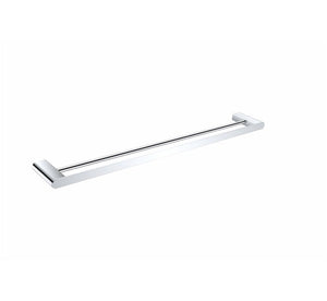 Nero Bianca Double Towel Rail 800mm Chrome