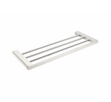 Nero Bianca Towel Rack Brushed Nickel | The Blue Space