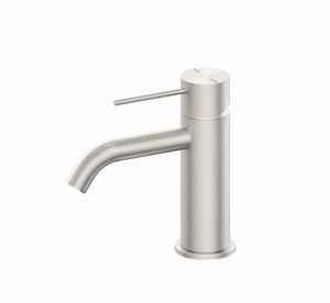 Nero Mecca Basin Mixer Brushed Nickel