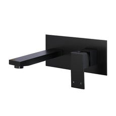 Meir Square Matte Black Spout and Mixer Combination - The Blue Space