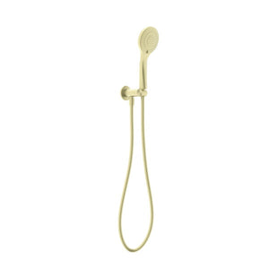 Nero Mecca Shower on Bracket With Air Shower Brushed Gold
