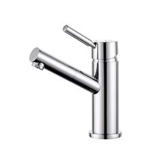 Nero Dolce Basin Mixer Angel Spout Chrome | The Blue Space