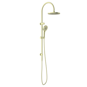 Opal Twin Shower Brushed Gold