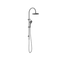 Nero Opal Twin Shower Gunmetal | The Blue Space