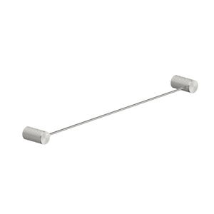 Nero Opal Single Towel Rail 600mm Brushed Nickel