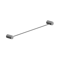 Nero Opal Single Towel Rail Gunmetal 600mm | The Blue Space
