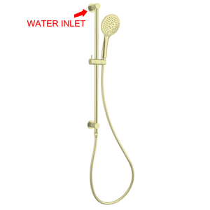 Nero 3 Function Shower Rail Brushed Gold