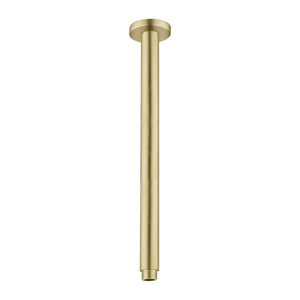 Nero Round Ceiling Arm 300mm Brushed Gold