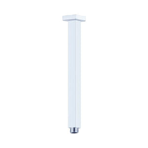 Nero Square Ceiling Arm 600mm Length Chrome