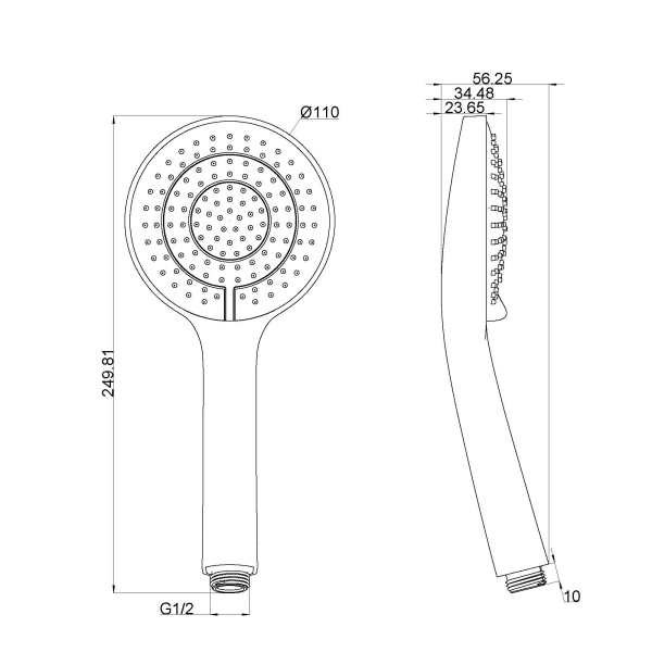 Nero Air Hand Shower Brushed Nickel