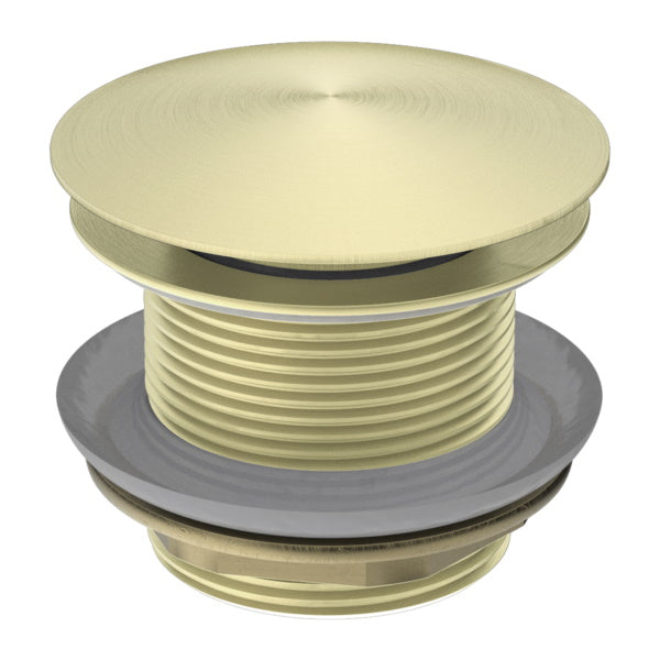 Nero 40mm Bath Pop-Up Plug With Removable Waste No Overflow Brushed Gold