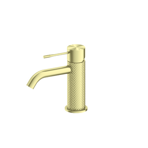Nero Opal Basin Mixer Brushed Gold