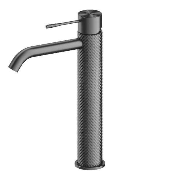 Nero Opal Tall Basin Mixer Gunmetal | The Blue Space