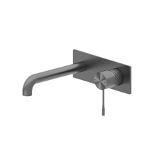 Nero Opal Wall Basin/Bath Mixer Gunmetal | The Blue Space