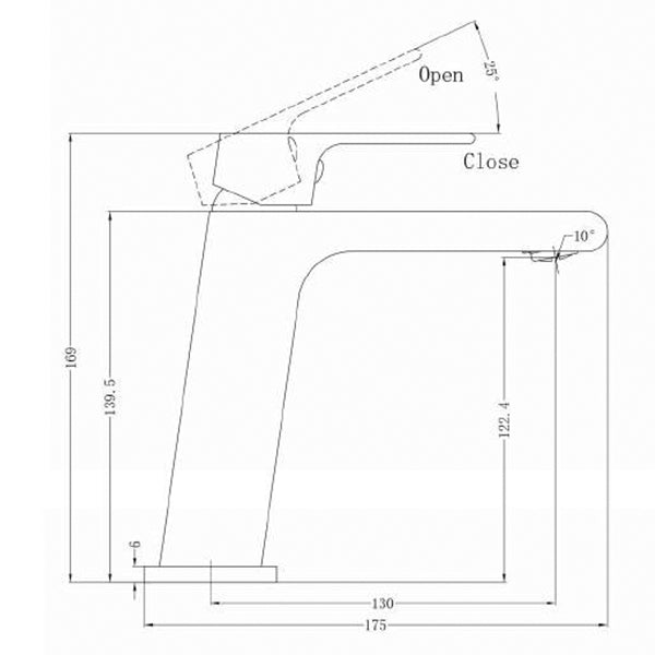 Nero Bianca Basin Mixer Gun Metal
