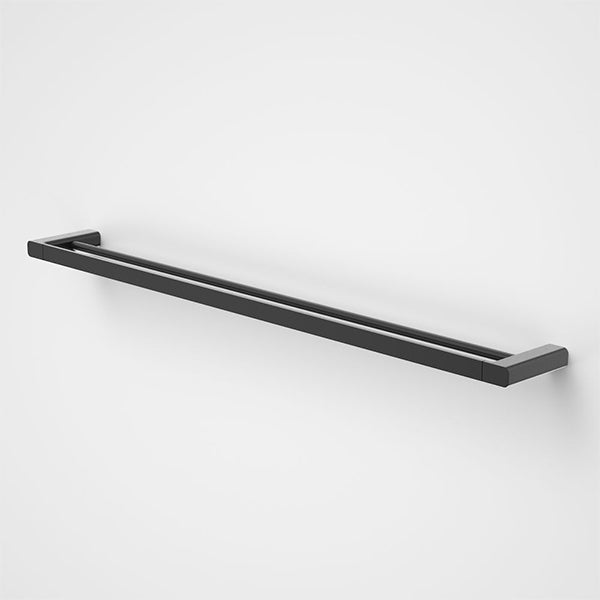 Caroma Luna Double Towel Rail Black