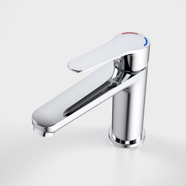 Caroma Opal Basin Mixer H/C Chrome top view - The Blue Space