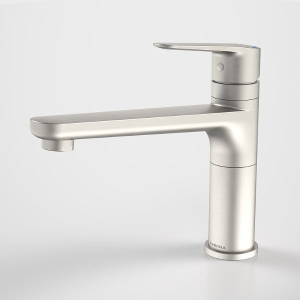Caroma Opal Lead Free Sink Mixer H/C - Brushed Nickel