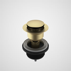 Caroma Basin Pop-up Plug and Waste Brushed Brass