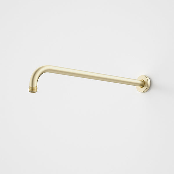 Caroma 415mm Right Angled Shower Arm - Brushed Brass