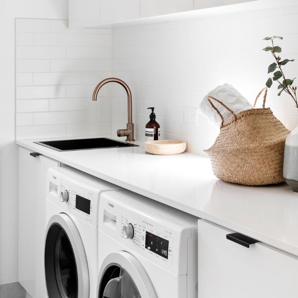 Meir Pinless Round Kitchen Sink Mixer Tap Champagne
