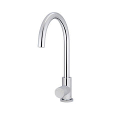 Meir Pinless Round Kitchen Sink Mixer Tap Chrome - The Blue Space