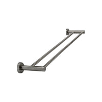 Meir Round Double Towel Rail 600mm Shadow - The Blue Space