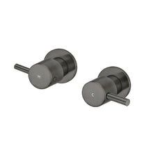 Meir Round Quarter Turn Wall Top Assemblies Shadow - The Blue Space