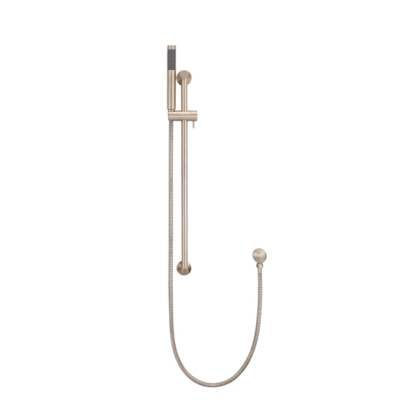 Meir Round Shower on Rail - Champagne | The Blue Space