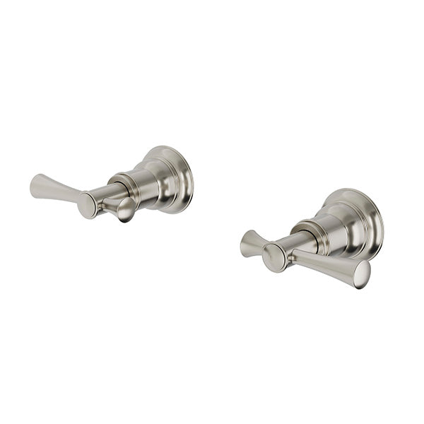 Phoenix Cromford Wall Top Assemblies 15mm Extended Spindles Brushed Nickel